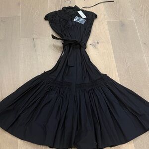 Proenza Schouler Elegant Black Midi Dress